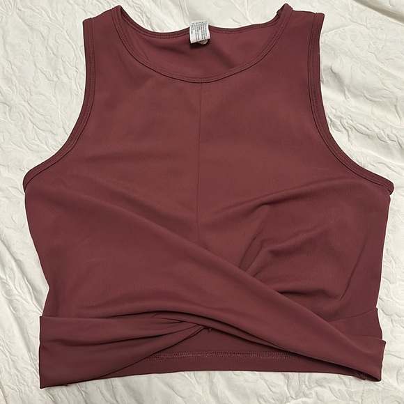 Pink Gym Crop Top - Picture 1 of 2